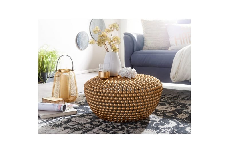 Soffbord Wohnling Metall Rund 60 cm Halvsfärisk Yta Modern - Möbler - Bord & matgrupper - Soffbord