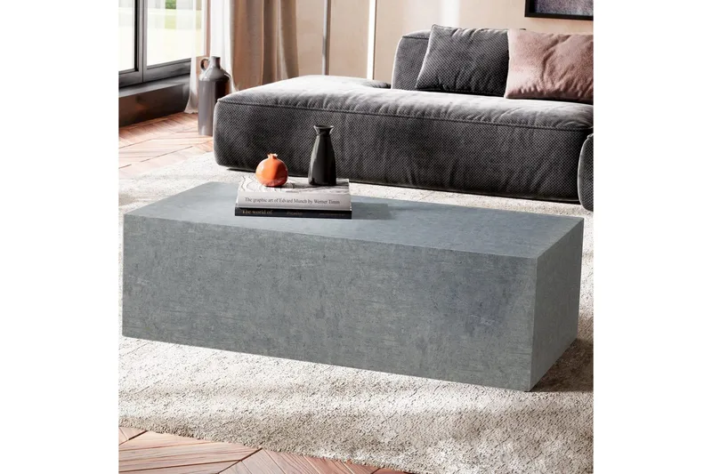 Soffbord Wohnling Monobloc betonglook grå modern - Möbler - Bord & matgrupper - Soffbord