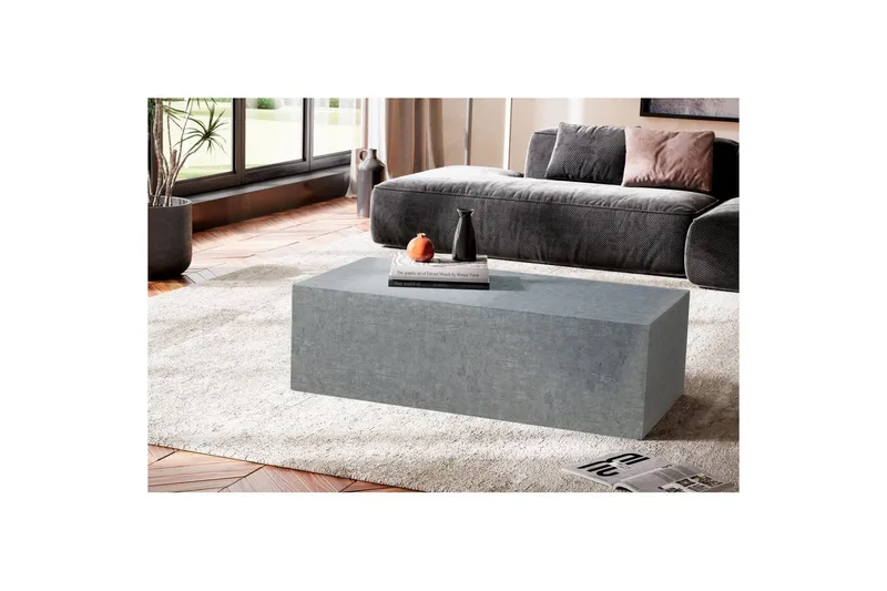 Soffbord Wohnling Monobloc betonglook grå modern - Möbler - Bord & matgrupper - Soffbord
