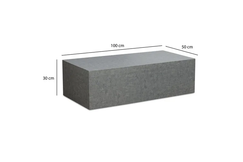 Soffbord Wohnling Monobloc betonglook grå modern - Möbler - Bord & matgrupper - Soffbord