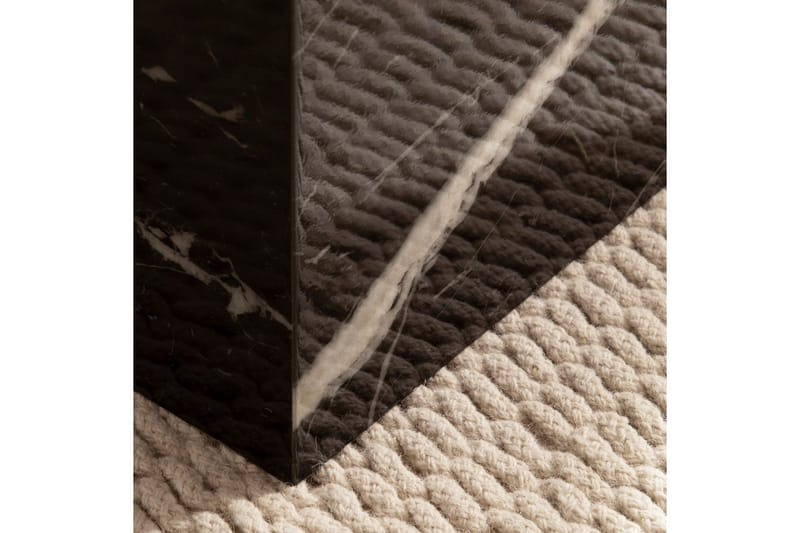 Soffbord Wohnling MONOBLOC marmorausseende 40x40x45 cm, modern stil Marmor Svart - Marmor Svart - Möbler - Bord & matgrupper - Soffbord