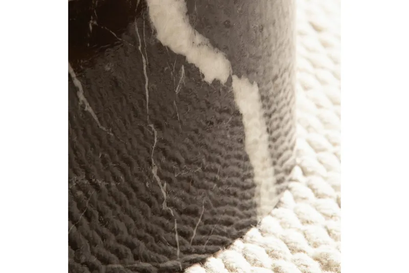 Soffbord Wohnling MONOBLOC rund 60 cm, modern stil Marmor Svart - Marmor Svart - Möbler - Bord & matgrupper - Soffbord