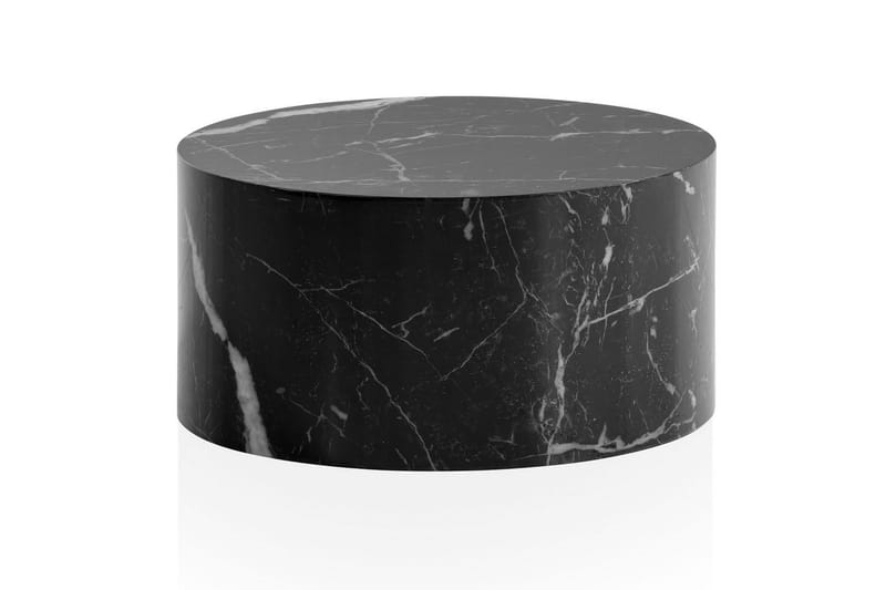 Soffbord Wohnling MONOBLOC rund 60 cm, modern stil Marmor Svart - Marmor Svart - Möbler - Bord & matgrupper - Soffbord