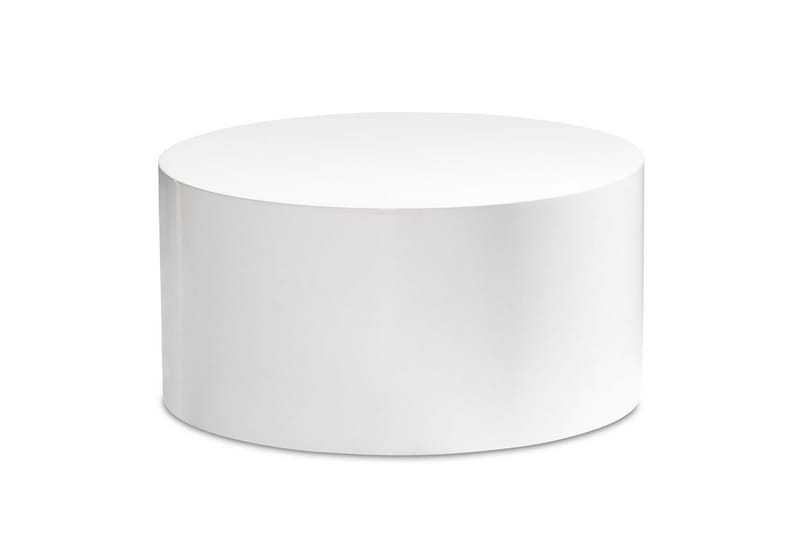 Soffbord Wohnling MONOBLOC rund 60 cm, modern stil Vit - Vit - Möbler - Bord & matgrupper - Soffbord