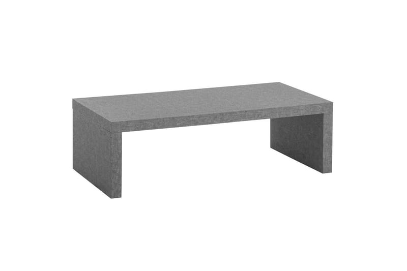 Soffbord Wohnling rektangulär 110 cm, stenoptik, modern look Grå - Grå - Möbler - Bord & matgrupper - Soffbord
