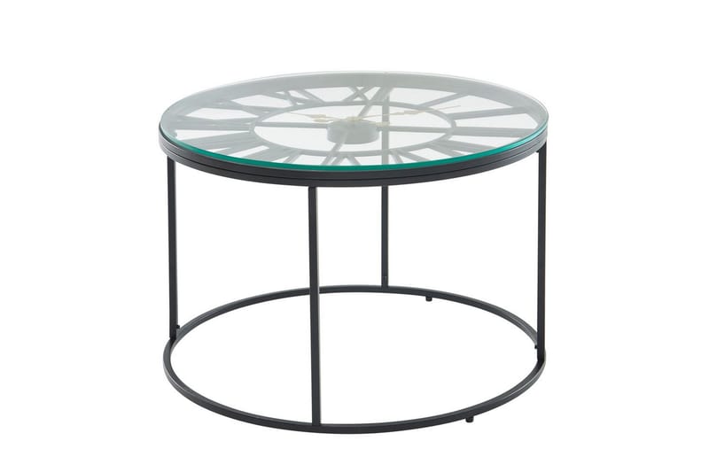 Soffbord Wohnling Rund 60 cm Säkerhetsglas Klockstil - Möbler - Bord & matgrupper - Soffbord