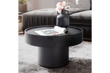 Soffbord Wohnling Rund 60 cm Svamputseende Metall Modern Look - Möbler - Bord & matgrupper - Soffbord