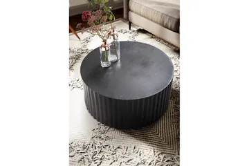 Soffbord Wohnling Rund 67 cm Metallremsor Optik Modern Look - Möbler - Bord & matgrupper - Soffbord