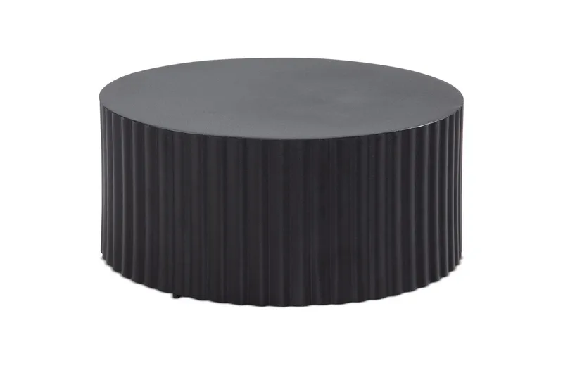 Soffbord Wohnling Rund 67 cm Metallremsor Optik Modern Look, undefined