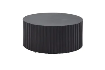 Soffbord Wohnling Rund 67 cm Metallremsor Optik Modern Look - Möbler - Bord & matgrupper - Soffbord