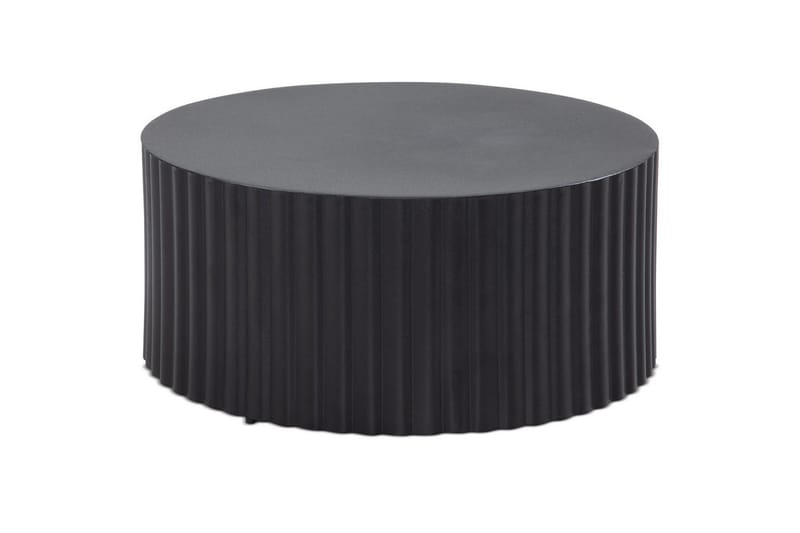 Soffbord Wohnling Rund 67 cm Metallremsor Optik Modern Look - Möbler - Bord & matgrupper - Soffbord