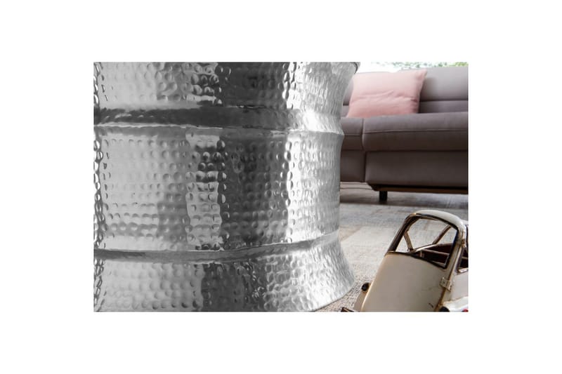 Soffbord Wohnling Rund hamrad aluminiumyta lackerad orientalisk - Möbler - Bord & matgrupper - Soffbord