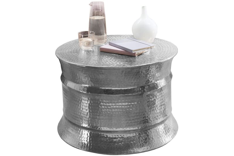 Soffbord Wohnling Rund hamrad aluminiumyta lackerad orientalisk - Möbler - Bord & matgrupper - Soffbord