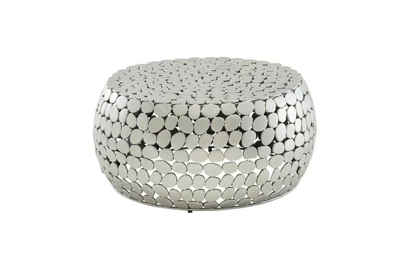 Soffbord Wohnling Rund metallplatta stil matt look modern, undefined