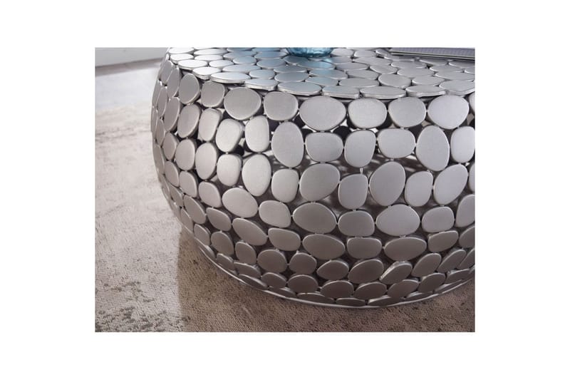 Soffbord Wohnling Rund metallplatta stil matt look modern - Möbler - Bord & matgrupper - Soffbord