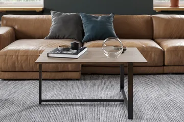 Yggersryd 92 cm Rektangulärt Soffbord i Mörkt Trä - Brun - Möbler - Bord & matgrupper - Soffbord