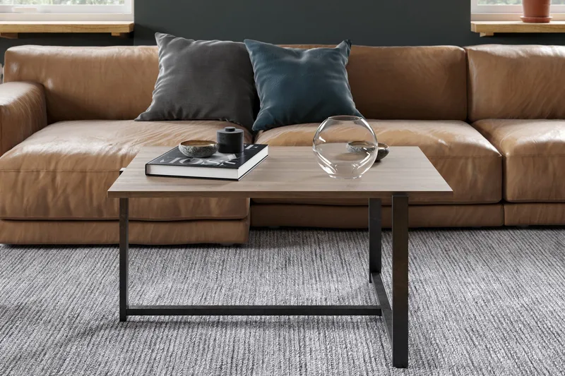 Yggersryd 92 cm Rektangulärt Soffbord i Mörkt Trä - Brun - Möbler - Bord & matgrupper - Soffbord