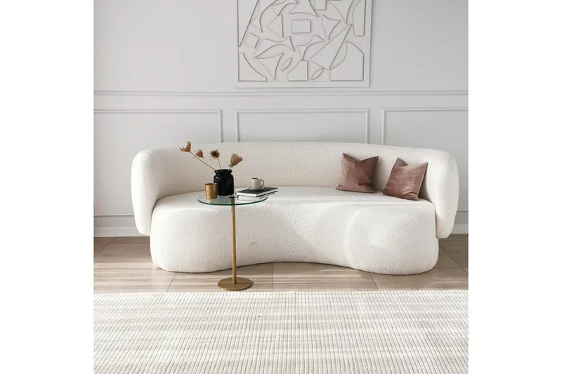 Yggersryd Soffbord 40x50x40 cm Runt - Guld - Möbler - Bord & matgrupper - Soffbord