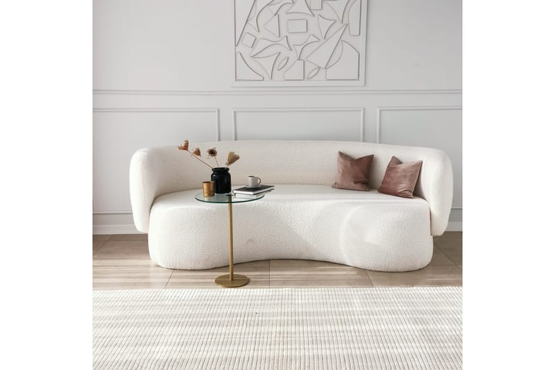 Yggersryd Soffbord 40x50x40 cm Runt - Guld - Möbler - Bord & matgrupper - Soffbord