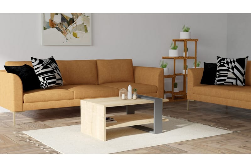 Yonca Soffbord 80x35x80 cm - Antracit - Möbler - Bord & matgrupper - Soffbord