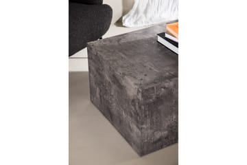 York High Travertin Soffbord 80 cm - Mörkgrå - Möbler - Bord & matgrupper - Soffbord