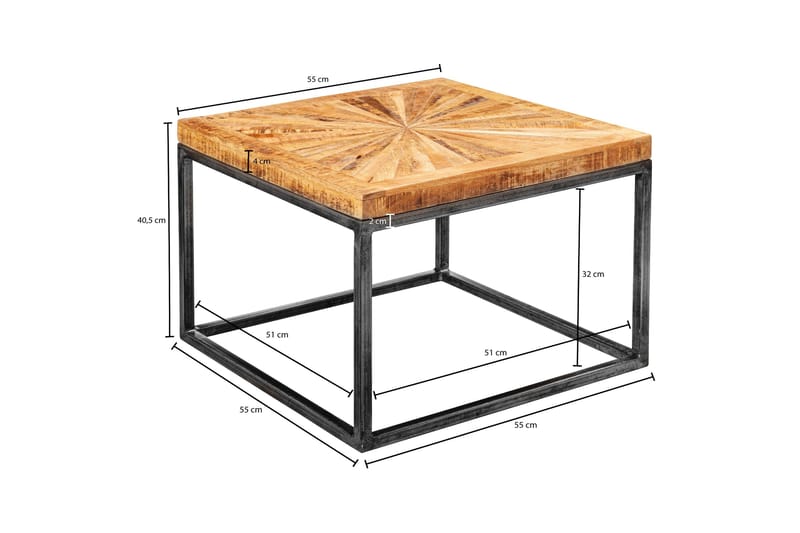 Zyauna Soffbord 55 cm - Trä/natur - Möbler - Bord & matgrupper - Soffbord