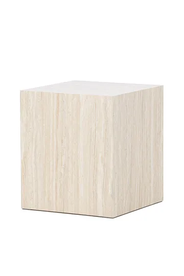 Soffbord Peach York Sofa Table 45x40x40 cm - Travertine Look Beige - Möbler - Bord & matgrupper - Soffbord