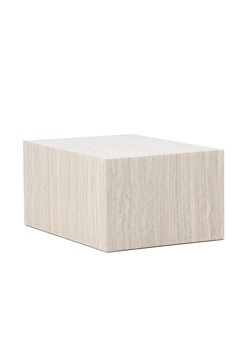 Soffbord Peach York Sofa Table 40x60x80 cm - Travertine Look Beige - Möbler - Bord & matgrupper - Soffbord