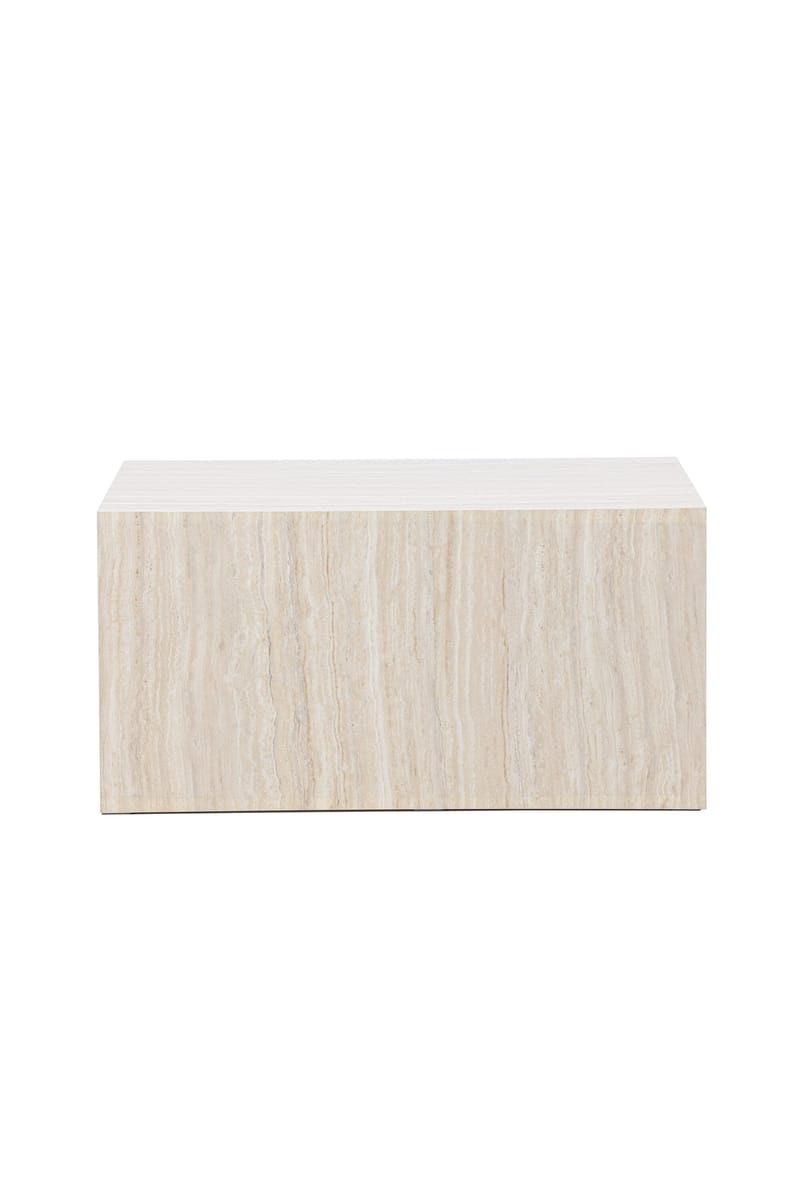 Soffbord Peach York Sofa Table 40x60x80 cm - Travertine Look Beige - Möbler - Bord & matgrupper - Soffbord