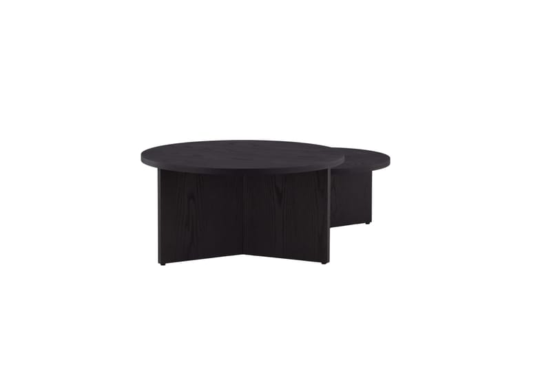Soffbordset Saltö 2st Runda 85 cm/65 cm - Svart - Möbler - Bord & matgrupper - Soffbord