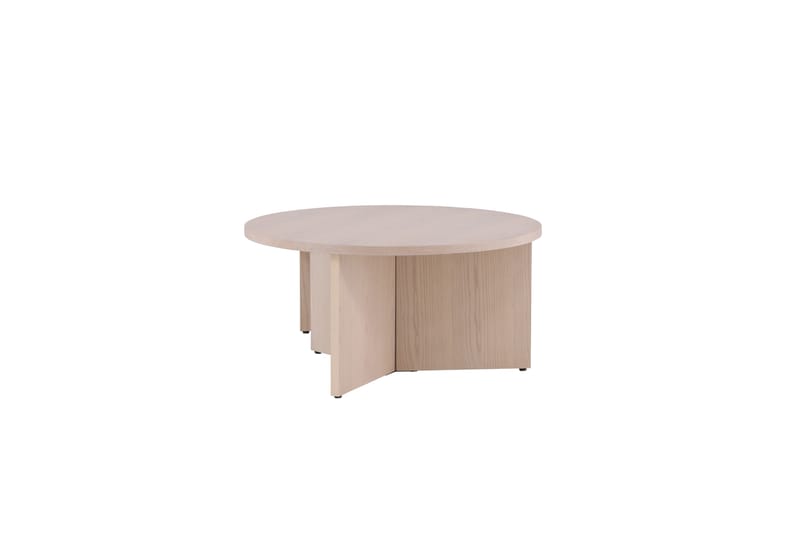 Soffbordset Saltö 2st Runda 85 cm/65 cm - Vit - Möbler - Bord & matgrupper - Soffbord