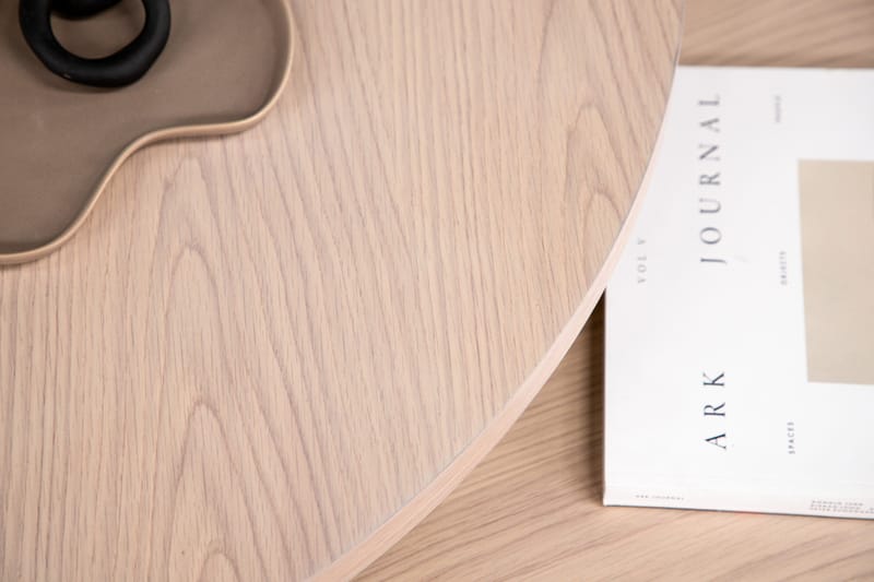 Soffbordset Saltö 2st Runda 85 cm/65 cm - Vit - Möbler - Bord & matgrupper - Soffbord