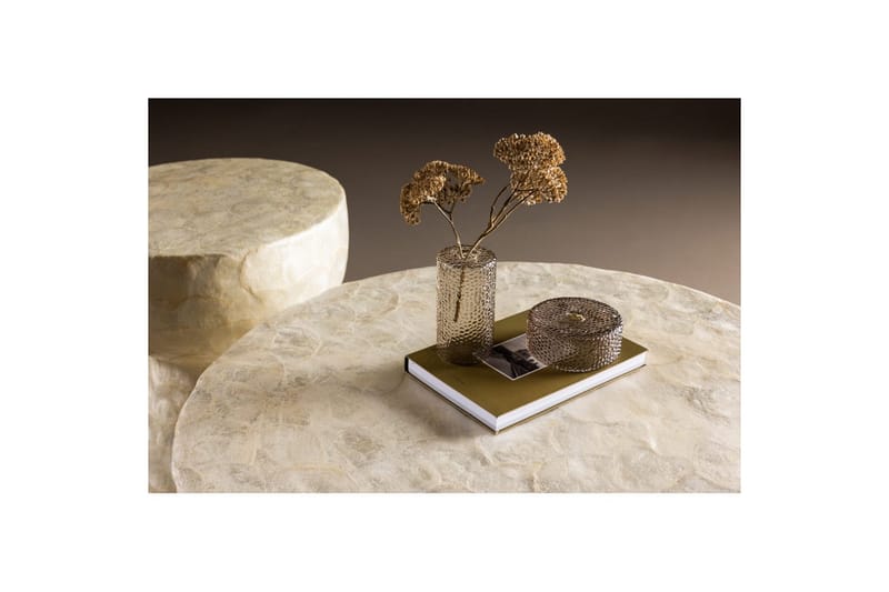 Soffbordset VIND Sandön 2st Runda 70 cm/40 cm - Ljusgrå - Möbler - Bord & matgrupper - Soffbord