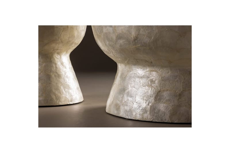 Soffbordset VIND Sandön 2st Runda 70 cm/40 cm - Ljusgrå - Möbler - Bord & matgrupper - Soffbord