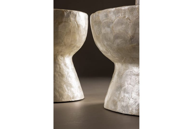 Soffbordset VIND Sandön 2st Runda 70 cm/40 cm - Ljusgrå - Möbler - Bord & matgrupper - Soffbord