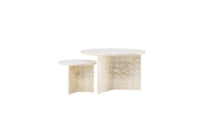 Soffbordset VIND Smögen 2st Runda 70 cm/40 cm - Möbler - Bord & matgrupper - Soffbord