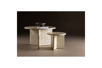 Soffbordset VIND Smögen 2st Runda 70 cm/40 cm - Möbler - Bord & matgrupper - Soffbord