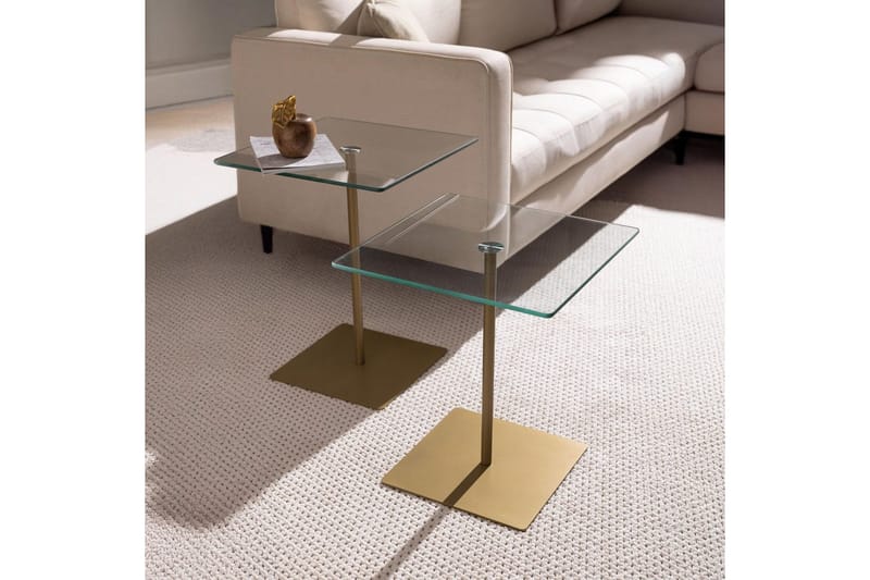 Soffbordssats Challur Rany / Transparent - Rany / Transparent - Möbler - Bord & matgrupper - Soffbord