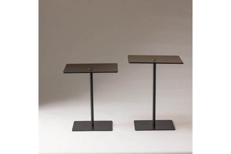 Soffbordssats Challur Svart / Bronzie, Svart / Bronzie