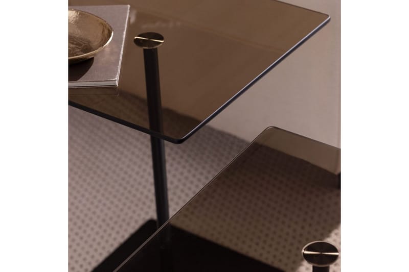 Soffbordssats Challur Svart / Bronzie - Svart / Bronzie - Möbler - Bord & matgrupper - Soffbord