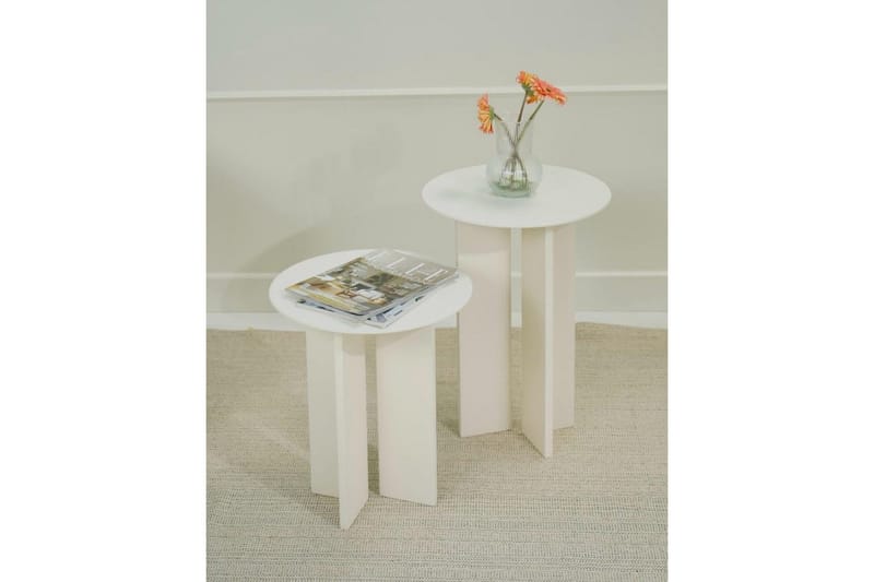 Soffbordssats Glenure Grädde - Grädde - Möbler - Bord & matgrupper - Soffbord