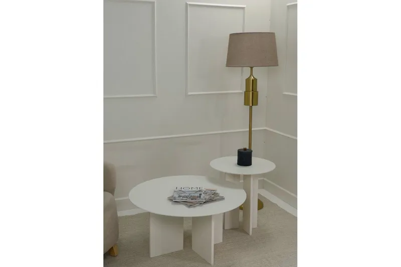 Soffbordssats Glenure Grädde - Grädde - Möbler - Bord & matgrupper - Soffbord