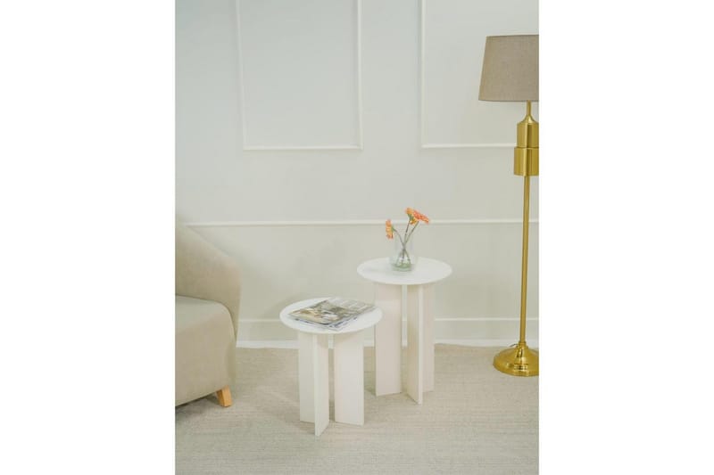 Soffbordssats Glenure Grädde - Grädde - Möbler - Bord & matgrupper - Soffbord