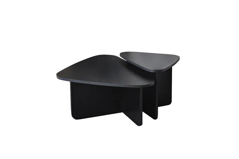 Soffbordssats Jewa Set Svart - Svart - Möbler - Bord & matgrupper - Soffbord