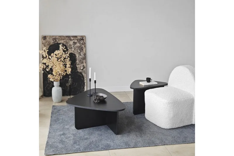 Soffbordssats Jewa Set Svart - Svart - Möbler - Bord & matgrupper - Soffbord