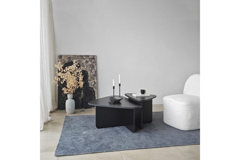 Soffbordssats Jewa Set Svart - Svart - Möbler - Bord & matgrupper - Soffbord