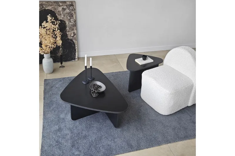 Soffbordssats Jewa Set Svart - Svart - Möbler - Bord & matgrupper - Soffbord