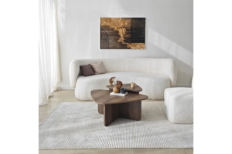 Soffbordssats Jewa Set Valnöt - Valnöt - Möbler - Bord & matgrupper - Soffbord