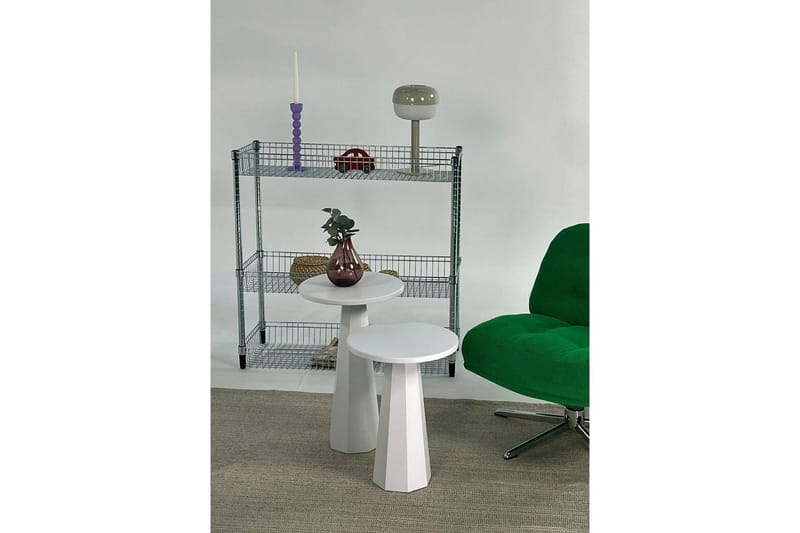 Soffbordssats Miu Dual Vit - Vit - Möbler - Bord & matgrupper - Soffbord