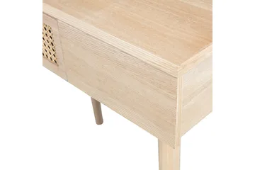Soof Sminkbord med Spegel och Förvaring i Trä - Träfärgad - Möbler - Bord & matgrupper - Sminkbord & toalettbord